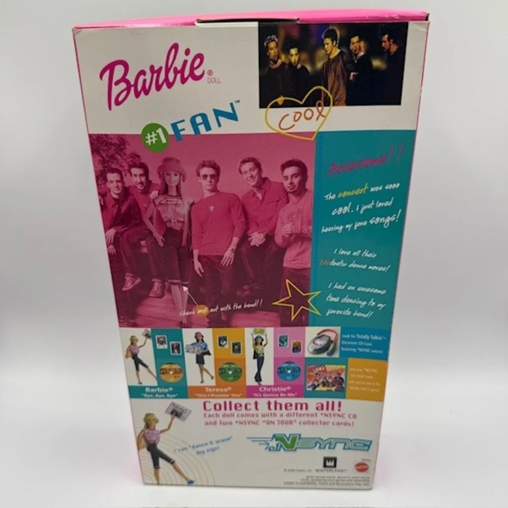 Mattel Barbie NSYNC #1 Fan Doll 2000 with Exclusive CD and Collector Cards 50534